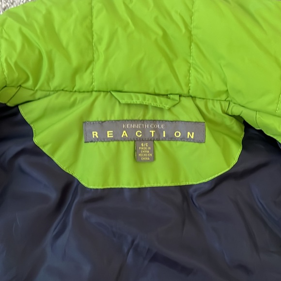 Kenneth Cole Reaction Apple Green Puffer Vest Sm… - Picture 2 of 3